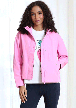 Rant & Rave R&R Emma Hooded Jacket, Pink