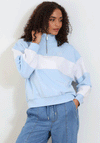 Rant & Rave R&R Eudora Half Zip Sweatshirt, Blue
