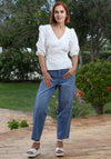 Rant & Rave Bobby Barrel Short Leg Jeans, Blue