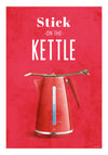 Ray Hurley Stick On The Kettle Framed Art, 44x34cm