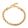 Rebecca Athena Tubular Snake Mesh Bracelet, Gold