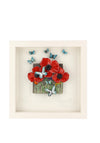 Rebeka Kahn ‘Poppies’ Framed Ceramic Artwork