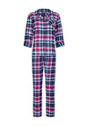 Rebelle Check Flannel Pyjama Set, Dark Pink