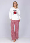 Rebelle Endless Love Pyjama Set, Red