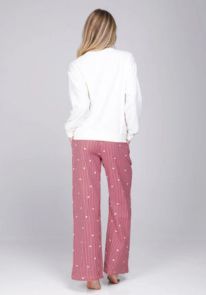 Rebelle Endless Love Pyjama Set, Red
