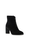 Redz Pointed Toe Embellished Ankle Boots, Black