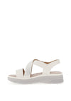 Redz Criss Cross Diamante Sandals, White