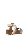Redz Rhinestone & Shimmer Sandals, Bronze
