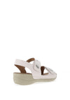 Redz Double Velcro Strap Sandals, White