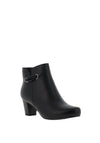 Redz Faux Leather Rope Detail Heeled Boots, Black
