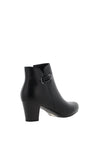 Redz Faux Leather Rope Detail Heeled Boots, Black