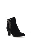 REDZ Embellished Heeled Ankle Boots, Black