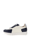 Redz Laced Colour Block Chunky Trainers, Navy Multi