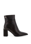 Redz Point Toe Heeled Ankle Boot, Brown