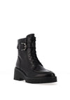 Regarde le Ciel Sadhy Embellished Military Boots, Black