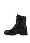 Regarde le Ciel Sadhy Embellished Military Boots, Black