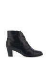 Regarde Le Ciel Sonia Leather Laced Heeled Boots, Navy