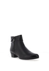 Regarde Le Ciel Stefany 03 Leather Glove Heeled Boots, Black