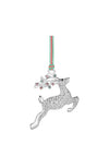 Newbridge Reindeer with Clear Stone Christmas Tree Decoration