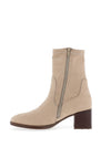 Remonte Faux Suede Heeled Boots, Beige