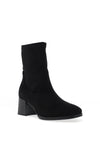 Remonte Faux Suede Heeled Boots, Black