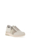 Remonte Multi Texture Wedge Trainers, Neutral