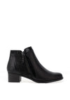 Remonte Croc Print Ankle Boots, Black