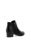 Remonte Croc Print Ankle Boots, Black