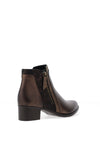 Remonte Metallic Zipped Ankle Boots, Brown