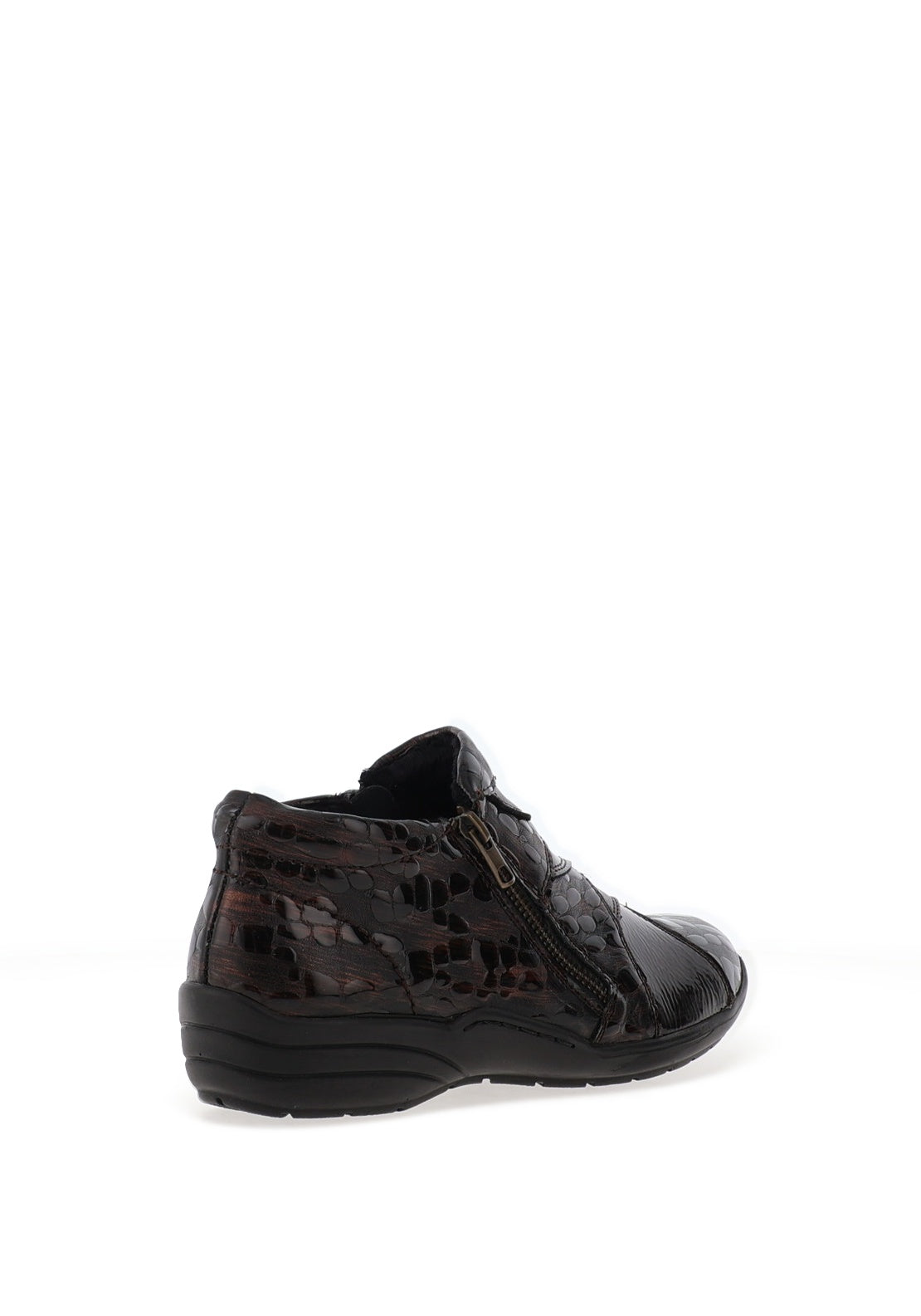 Remonte Metallic Fleece Lined Comfort Shoe, Brown