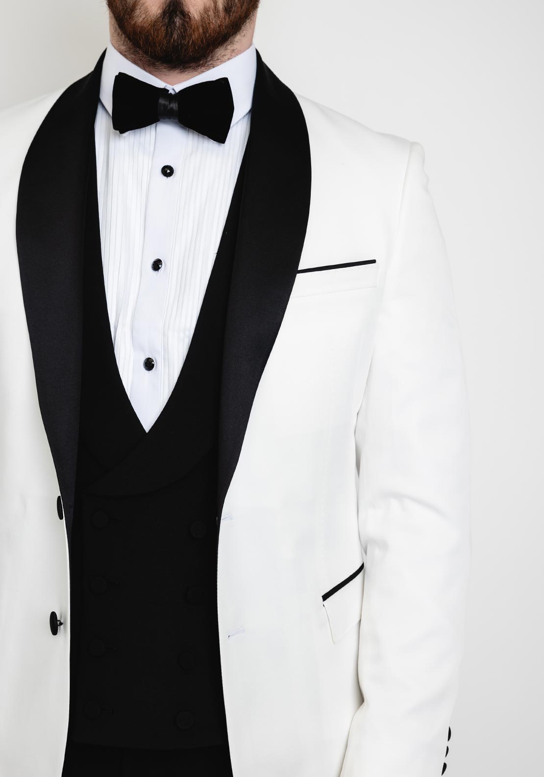 Remus Uomo Ricardo Slim Blazer, White