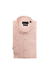 Remus Uomo Parker Short Sleeve Oxford Shirt, Pink