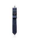 Remus Uomo Linen Tie & Pocket Square, Navy