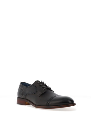 Remus Uomo Massi Derby Formal Shoes, Dark Grey