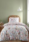 RHS Garden Animals Printed Duvet Cover Set, White