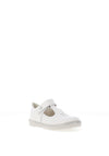 Pepino By Ricosta Winona Patent T-Bar Shoe, White