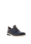 Rieker Men’s Laced Perforated Shoes, Blue