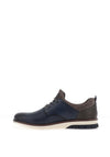 Rieker Men’s Laced Perforated Shoes, Blue