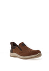 Rieker Men’s Slip-On Casual Shoes, Brown