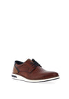 Rieker Men’s Casual Laced Shoes, Tan