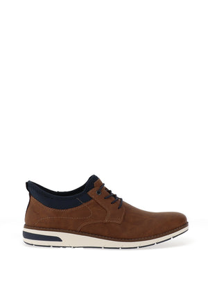 Rieker Men’s Slip on Casual Shoes, Brown