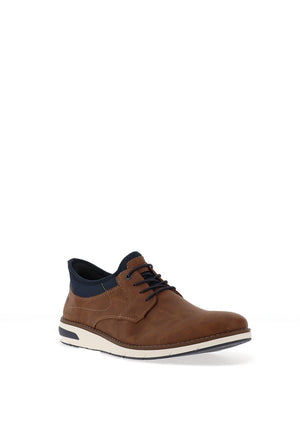 Rieker Men’s Slip on Casual Shoes, Brown