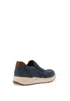 Rieker Men’s Slip-On Casual Shoes, Navy
