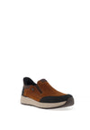 Rieker Men’s Slip-On Shoes, Brown Multi