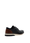 Rieker Men’s Laced Casual Shoe, Navy