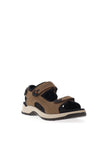 Rieker Men’s Trekking Sandals, Dirt Brown