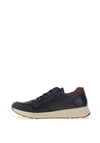 Rieker Men’s Lace & Zip Trainers, Navy