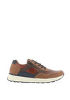 Rieker Lace & Zip Trainers, Brown