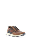 Rieker Lace & Zip Trainers, Brown