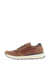 Rieker Lace & Zip Trainers, Brown